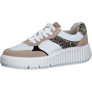 Tamaris Plateausneaker, im Material-Mix, Freizeitschuh, Halbschuh, Schnürschuh