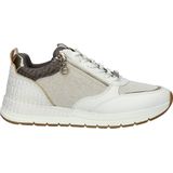 Sneakers met rits TAMARIS. Synthetisch materiaal. Maten 36. Wit kleur