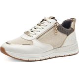 Tamaris - Casual Sneaker - Imitatieleer - Zwart - Uitneembaar Voetbed