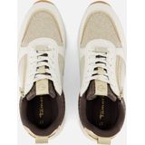Tamaris - Casual Sneaker - Imitatieleer - Zwart - Uitneembaar Voetbed