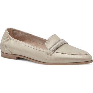 Loafers in leer TAMARIS. Leer materiaal. Maten 37. Beige kleur