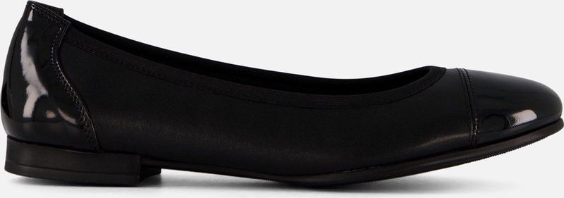 Tamaris Ballerina, Blockabsatz, Businessschuh, Schlupfschuh mit Elastikeinfass