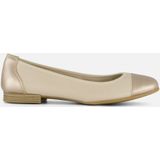 Tamaris Ballerina's beige Leer - Dames - Maat 41