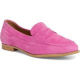 Loafers in leer, made in Europe TAMARIS. Leer materiaal. Maten 38. Roze kleur