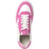 TAMARIS - Damessneaker - Zwart - Materiaalmix van Leer en Kunststof