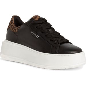 Tamaris 1-23812-41 damessneakers, Zwart/Zilver