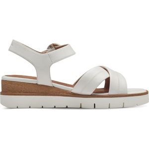 Tamaris Core Dames Sandalen - WHITE LEATHER
