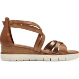 Tamaris Sandalen Plat Sandalen Plat - cognac