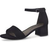 Tamaris Sndalen met hak zwart Textiel - Dames