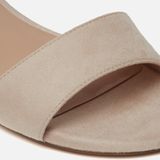 Tamaris Sandalen met hak beige Textiel Dames