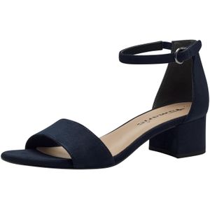 Tamaris - 1-28201-42 - Damessandaal - Marine - Textiel