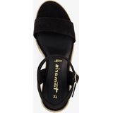 Tamaris Sleehak Sandalen Dames - Zwart