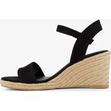 Tamaris Sleehak Sandalen Dames - Zwart