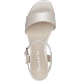 Sandaaltje - Beige - Vegan Synthetisch - Blokhak 4,5 cm