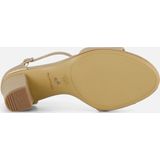 Tamaris - Sandalen - Goud - Textiel - Rubberen Zool