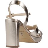 Sandaaltje - Goud - Synthetisch - Open Teen - Blokhak 9 cm