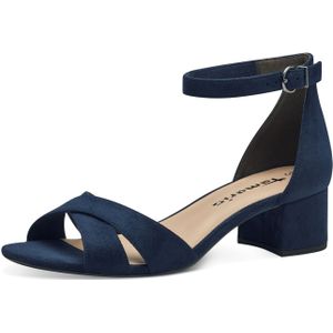 Tamaris 1-28226-42 damessandalen met hak, marineblauw, 36 EU