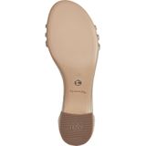 Sandalen salomé met kleine hak TAMARIS. Synthetisch materiaal. Maten 38. Beige kleur