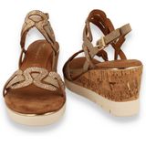 Tamaris Sandalen goud Synthetisch - Dames