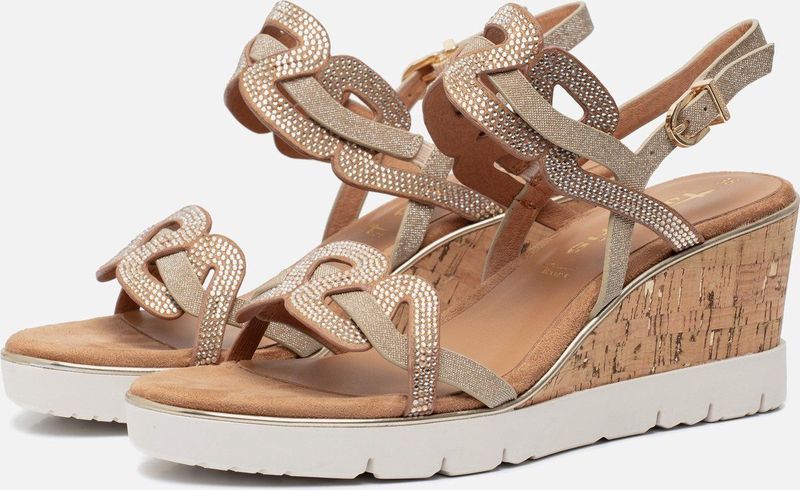 Tamaris Sandalen goud Synthetisch - Dames