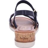 Sandalen - Synthetisch - Zwart - Sleehak 4,5 cm