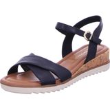 Sandalen - Synthetisch - Zwart - Sleehak 4,5 cm