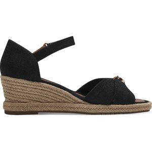 Tamaris - Essentials - Sandalen - Black - Textiel/Synthetisch