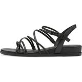 Sandaal - Zwart - Textiel/Synthetisch - Verstelbare Bandjes