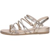 Merk - Sandalen - Goud - Textiel en Synthetisch Materiaal