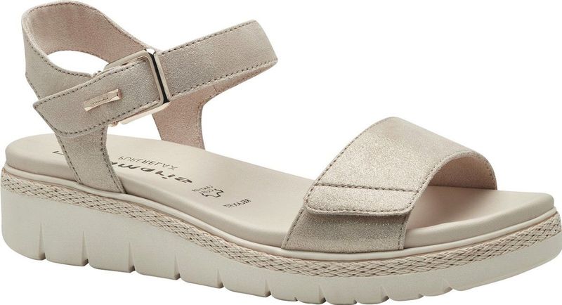 Sandaal - Gevoerd - Effen - Leer - Suède - Verstelbare Riemen