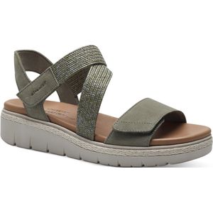 Tamaris - Sandaal - Groen - Leer