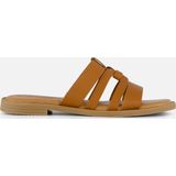 Tamaris Slippers cognac Leer - Dames