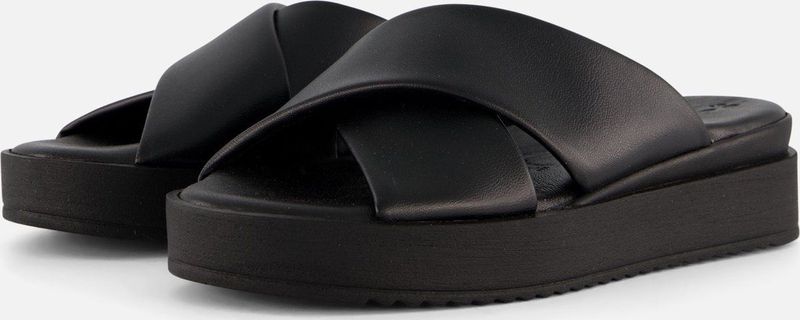 Tamaris Slippers zwart Synthetisch - Dames