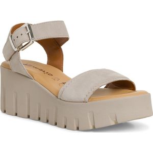 Tamaris Keilsandalette, Sommerschuh, Riemchensandale mit auffälliger Plateausohle