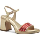 Tamaris Sandalen met hak goud Synthetisch - Dames