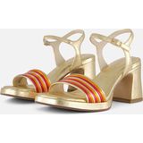 Tamaris Sandalen met hak goud Synthetisch - Dames