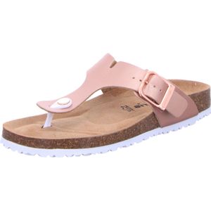 Slipper - Rosegoud - Imitatieleer - Getextureerd Voetbed