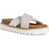 Tamaris - Slipper - Gezondheidsslipper - Zwart - Leder/Textiel