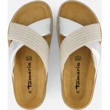 Tamaris - Slipper - Gezondheidsslipper - Zwart - Leder/Textiel