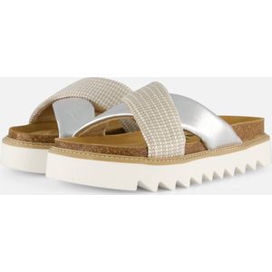 Tamaris - Slipper - Gezondheidsslipper - Zwart - Leder/Textiel