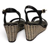 Tamaris 1-28046-001 Black-pumps tamaris-sleehak sandaal tamaris