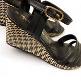 Tamaris 1-28046-001 Black-pumps tamaris-sleehak sandaal tamaris