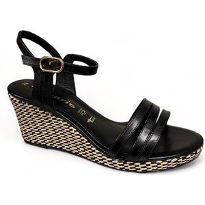 Tamaris 1-28046-001 Black-pumps tamaris-sleehak sandaal tamaris