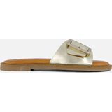 Slipper - Goud - Hoogwaardig Leer - Minimalistisch Ontwerp