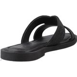 Tamaris - 1-27113-042 - Muiltjes - Zwart - Leer