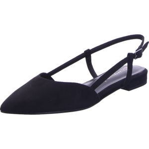 Slingpumps - Zwart - Hoogwaardig Textiel - Met TOUCH-IT-technologie - Hakhoogte 1,0 cm