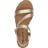 Tamaris - Sandaal - Blauw - Leder - ANTIslide-Technologie