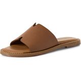 Slipper - Bruin - Leer