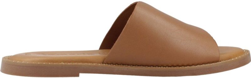 Slipper - Bruin - Leer