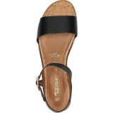 Tamaris Sandalen zwart Leer - Dames